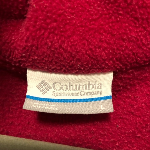 COLUMBIA QUATER ZIP Pink Large - Picture 3 of 6
